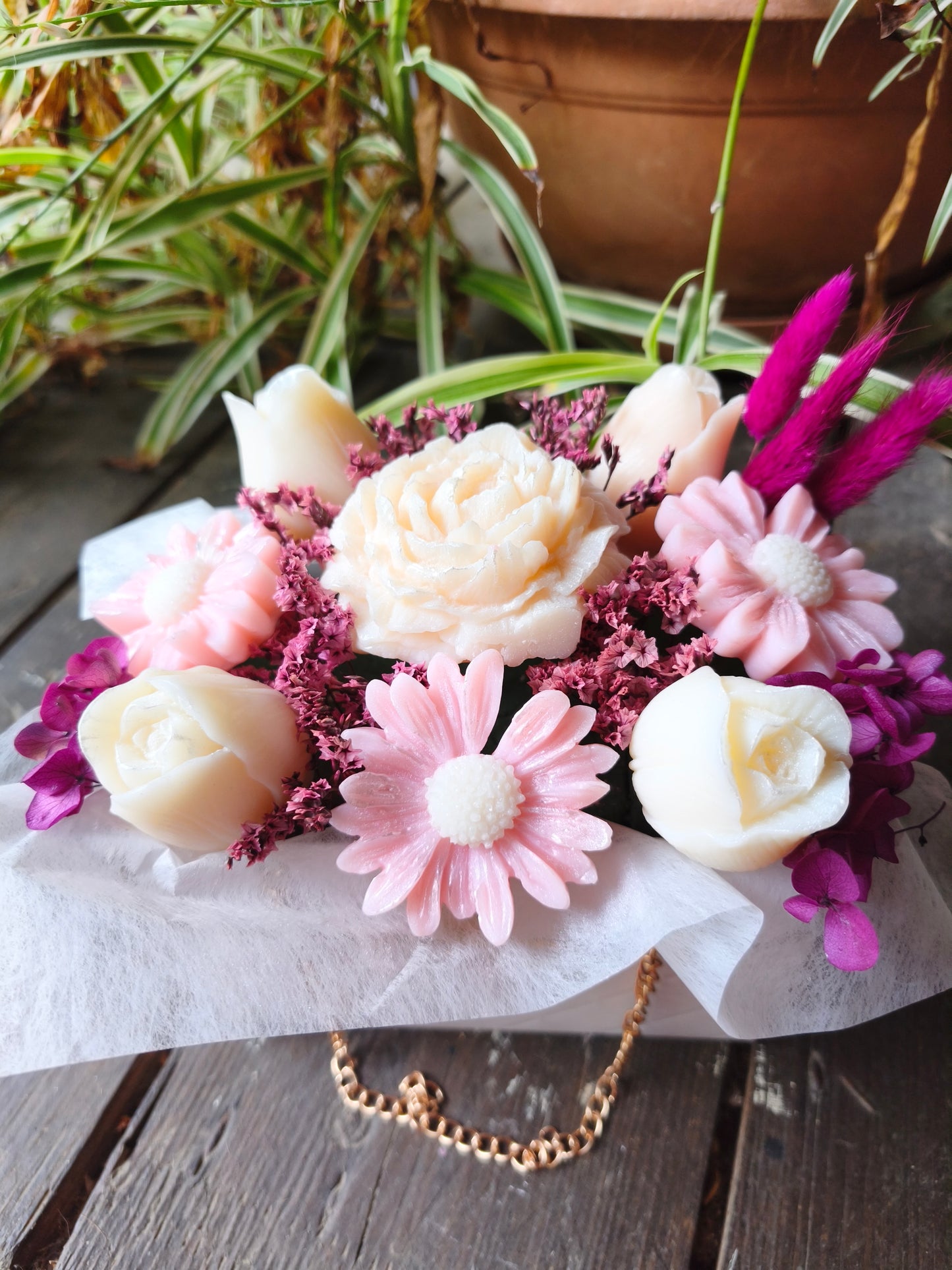 Évasion Florale – Bouquet parfumé Bigarade & Musc Blanc