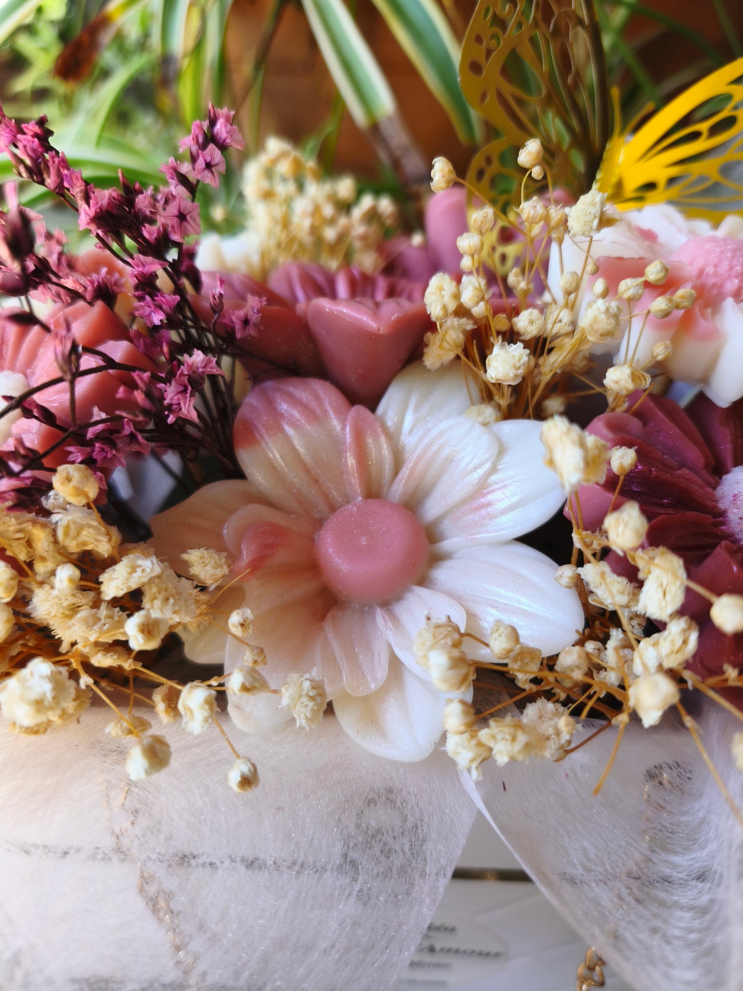Papillon d’Amour – Bouquet fleuri parfumé artisanal