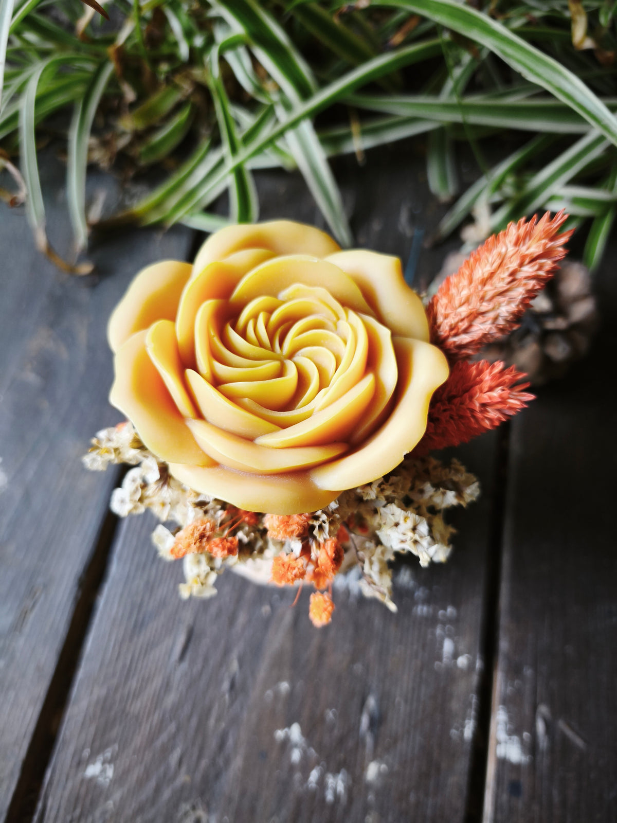 Lueur d’automne – Bouquet de cire parfumé Bigarade & Musc blanc